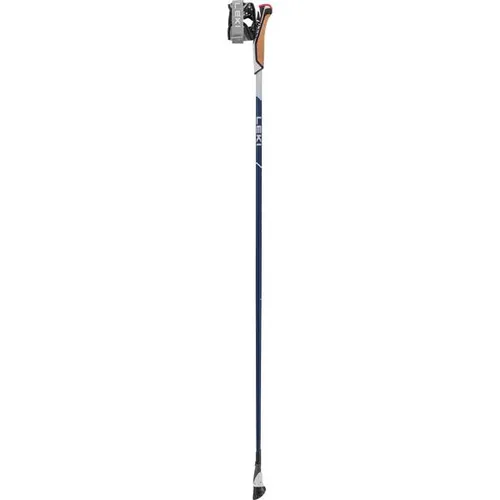 Leki Smart Pacer Lite Stöcke 105CM, blau - Wanderstöcke für Nordic Walking, leicht und stylisch mit verstellbaren, abnehmbaren Schlaufen für optimalen Komfort.