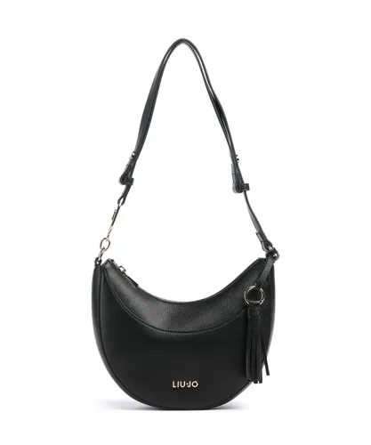 Liu Jo Cirry Schultertasche M 24 cm schwarz - Elegante Schultertasche aus hochwertigem Polyurethan, ideal für jeden Anlass. Mit praktischem Reißverschluss und komfortablem Riemen für stilvolle Aufbewahrung Ihrer Essentials.