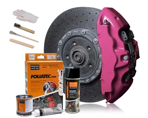 FOLIATEC Bremssattellack 2157 HOT PINK METALLIC - Bremssattellack in hot pink metallic, hitzebeständig bis 300°C und ideal für eine beeindruckende Optik ohne Ausbau der Bremssättel. Inhalt reicht für 4 Bremssättel.