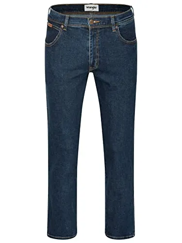 Wrangler Texas Herren-Stretchjeans - Regular Fit Authentic Straight - Hochwertige Herrenjeans mit normaler Bundhöhe und geradem Beinverlauf, ideal für lässige Outfits im 5-Pocket-Style.