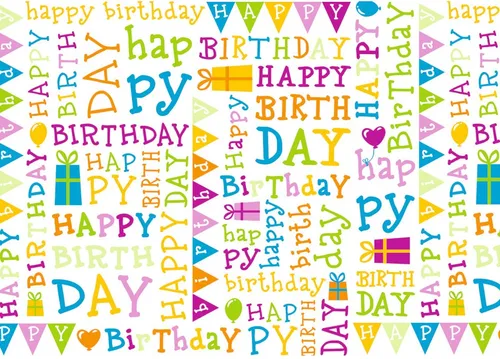 SUSY CARD Geschenkfolie "Your day" 30 my auf Rolle (B)700 mm x (L)1,5 m