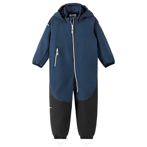 Reima Kid's Mjosa Overall Gr 98 blau - Wasserdichter und winddichter Kinderoverall in Blau, Größe 98. Mit reflektierenden Details und Kapuze für sicheren Tragekomfort im Alltag und beim Spielen. Hochwertiges Material für langlebige Nutzung.