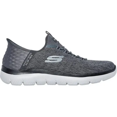 SKECHERS Herren Freizeitschuhe SUMMITS-KEY PACE - Sneaker mit exklusivem Heel Pillow für sicheren Halt und einfachem Einstieg dank Skechers Slip-ins Fersenelement. Ideal für den ganzen Tag!