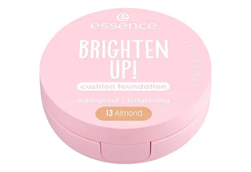 Essence Foundation BRIGHTEN UP! cushion foundation, Langanhaltend, wasserfest, mittlere Deckkraft