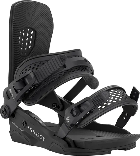 UNION TRILOGY Bindung 2026 black - L - Die UNION TRILOGY Bindung 2026 black - L bietet herausragende All-Mountain-Performance. Komfortabel und reaktiv, ideal für Piste, Powder und Park. Mit innovativen Materialien und einem leichten Design ist sie perfekt für anspruchsvolle Fahrerinnen.
