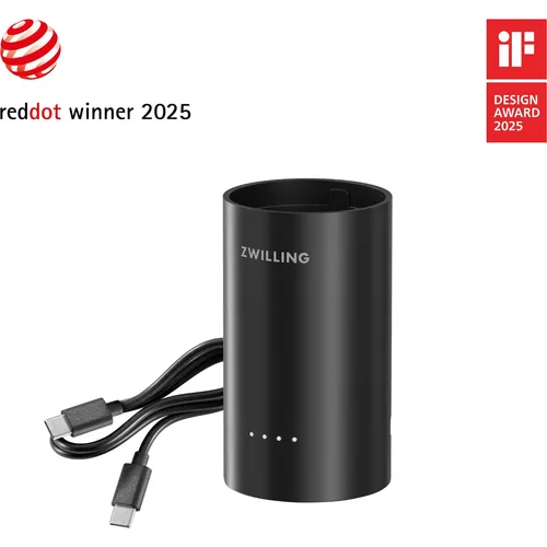 Xtend Zwilling Powerbank Ladegerät 2-port USB Schwarz - Ladegeräte & Dockingstationen mit 2 Anschlüssen für Schnellladung, kompakt und ideal für unterwegs, minimalistisch im Design.