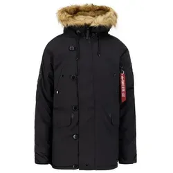 Alpha Industries Winterjacke Explorer schwarz Herren - Funktionsjacke mit herausragendem Schutz vor Kälte und Nässe, ideal für Outdoor-Aktivitäten. Der Explorer-Parka bietet optimale Wärmeisolierung und praktische Taschen.