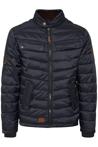 Blend Camaro Herren Steppjacke Übergangsjacke mit Stehkragen, Größe: XL, Farbe: India Ink (70151) - Kompakte und mittelschwere Herren Steppjacke mit Stehkragen, ideal für den ganzjährigen Einsatz. Ausgestattet mit praktischen Taschen und einem modernen Design ist sie der perfekte Begleiter für jeden Anlass.