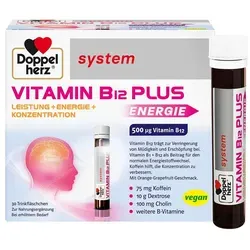 Doppelherz Vitamin B12 Plus system Trinkampullen