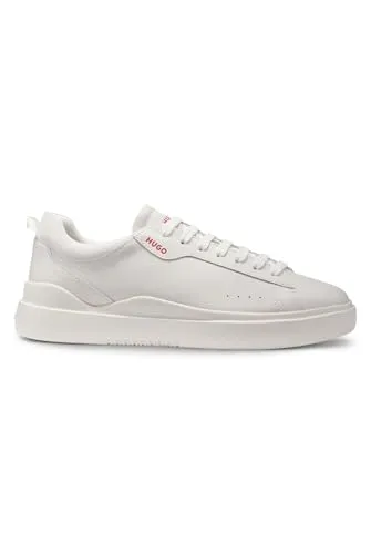 HUGO Blake_Tenn_lt_N Herren-Sneaker - Bequeme Schnürbänder mit Innenfutter und Markenaufkleber, ideal für stilvolle Herren mit hohem Tragekomfort und hochwertiger Verarbeitung.