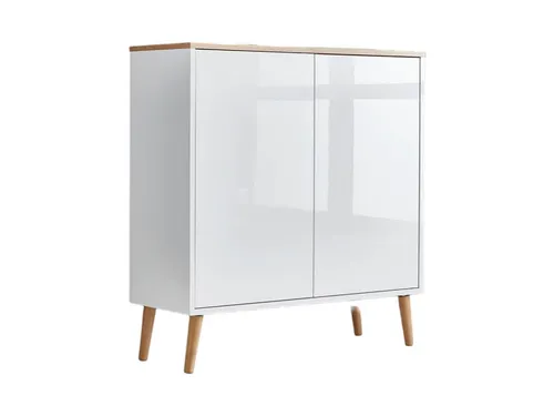 moebel-dich-auf Kommode BEN 4 mit Push-to-open-Funktion - Moderne Schuhkommode Ben 4 mit 4 Holzfüßen. Praktisch mit Push-to-open-Funktion und Platz für bis zu 16 Paar Schuhe. Vielseitig einsetzbar als Aktenschrank durch anpassbare Einlegeböden.