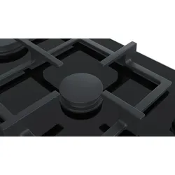 ER3A6BB70D Domino-Kochfeld, Gas 30 cm - Kochfeld mit 30 cm aus Glaskeramik, elegant in Schwarz, ideal für platzsparendes Kochen mit präziser Steuerung durch Schwertknebel.