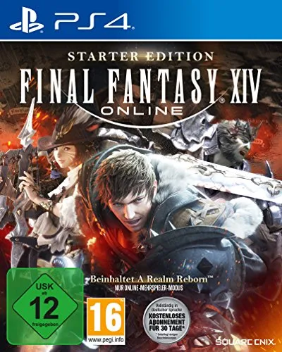 Final Fantasy XIV Starter Edition [PS4] - MMORPG für PS4 mit 30 Tagen Spielzeit, bietet eine riesige, überarbeitete Welt und unzählige Verbesserungen für ein einzigartiges Spielerlebnis.