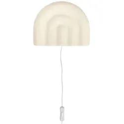 Rainbow Wall Light Offwhite - 24 - 19 - Niedliche Wandleuchte aus Silikon, inspiriert vom Regenbogen. Ideal für das Kinderzimmer, strahlt sanftes LED-Licht aus und sorgt für eine beruhigende Atmosphäre.