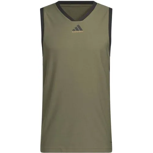 adidas Performance Tanktop ADIDAS CRAZY LITE TRIKOT schwarz L (52/54) - Leichtes und bequemes Basketball-Tanktop aus recyceltem Polyester, ideal für den sportlichen Einsatz. Maschinenwaschbar und in modischem Schwarz erhältlich.