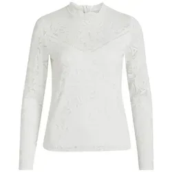 Vila Langarmbluse VIStasia mit Spitze - Elegante Vila Langarmbluse mit feiner Spitze, ideal für besondere Anlässe oder den Alltag. Hochwertige Verarbeitung und stilvolles Design sorgen für einen modischen Auftritt.