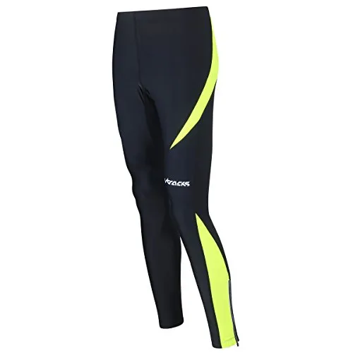 Airtracks Damen Laufhose Lang Pro - Jogginghose in Schwarz-Neon - XL - Damen Laufhose Lang Pro für höchsten Tragekomfort beim Joggen. Mit atmungsaktivem Material, extraflachen Nähten und praktischer Schlüsseltasche. Ideal für aktive Frauen, die Wert auf Qualität legen.