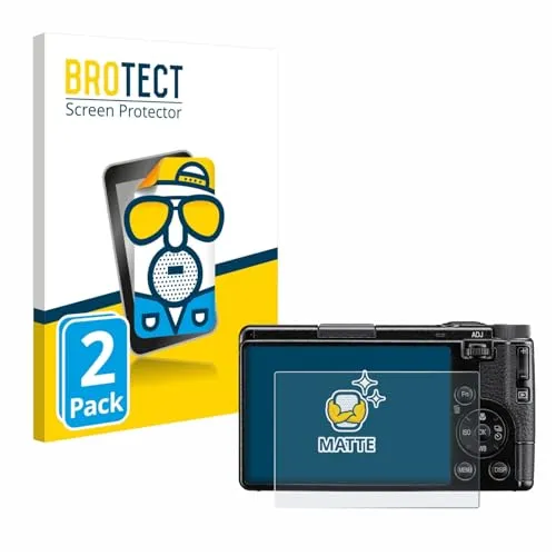 BROTECT Entspiegelungs-Schutzfolie für Ricoh GR IV 2025 / HDF (2 Stück) Matte Displayschutz-Folie, Anti-Reflex, Anti-Fingerprint