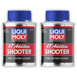 2x 80ml LIQUI MOLY 3824 Additiv Motorbike 4T Shooter Kraftstoffadditiv Benzin