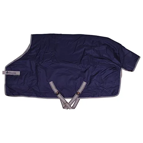 Bucas Freedom Turnout Pony 150g - Navy/Silver - Reit- & Pferdebedarf: Hochwertige, wasserdichte Thermodecke mit 150g Füllung für optimalen Kälteschutz und hohen Tragekomfort, ideal für die Übergangszeit.