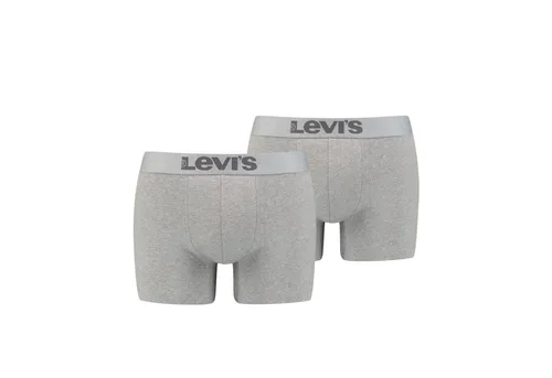 Levi's® Boxershorts LEVIS MEN MEL WB BOXER BRIEF ORG CO 2P - Herrenunterhosen im 2er Pack, aus 95% Baumwolle für hohen Tragekomfort und mit breitem Logobund für perfekten Sitz.