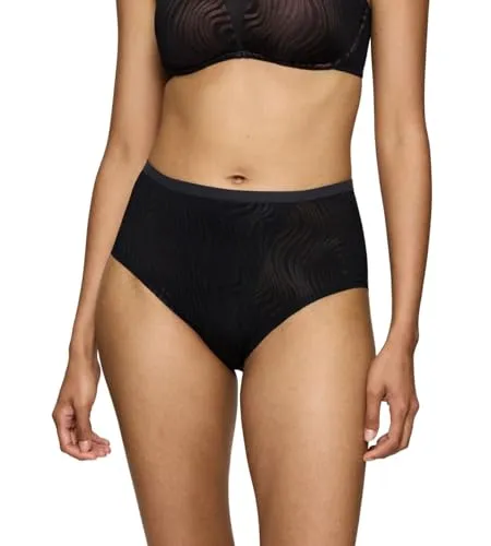Triumph Shape Smart Ellipse Maxi Schwarz X-Large Damen - Funktionsunterwäsche mit Shape Smart-Technologie für effektives Formen und optimalen Halt. Nahtloses Design für Unsichtbarkeit unter Kleidung und atmungsaktives Material für ganztägigen Komfort.