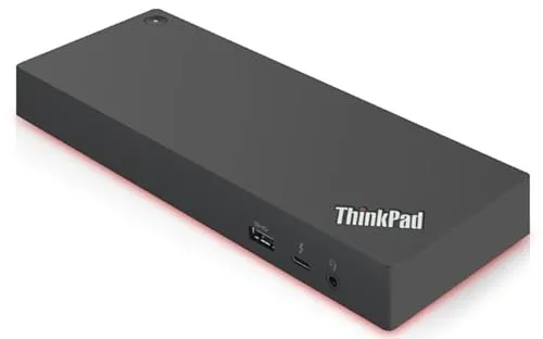 Lenovo 40AN0135EU Thunderbolt 3 Docking Station - Laptop-Dockingstation mit 135W Netzteil, unterstützt 4K Ultra HD und bietet zahlreiche Anschlussmöglichkeiten für optimale Konnektivität.