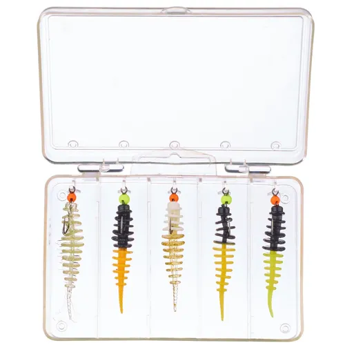 Balzer Trout Collector Mix 2 Ready To Fish Set- 5 montierte Gummijigs für Barsch