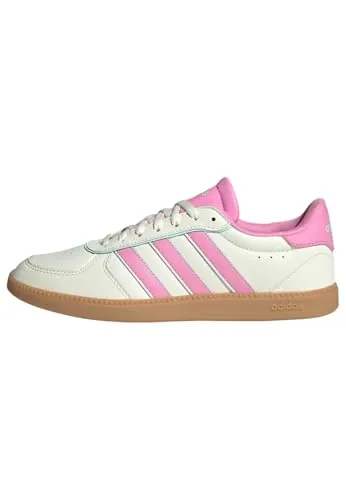 adidas Sportswear BREAKNET SLEEK Sneaker in Weiß, 36 EU - Sportliche Sneaker für Damen, ideal für Laufen, mit schnürbarem Obermaterial aus Synthetik und Gummisohle. Fällt klein aus, bitte eine Größe größer bestellen!