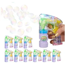 Seifenblasenpistole - Handliche Bubble Gun für unvergesslichen Spaß - Seifenblasenmaschine für Kinder, leicht und tragbar, ideal für Partys und Freizeitaktivitäten.