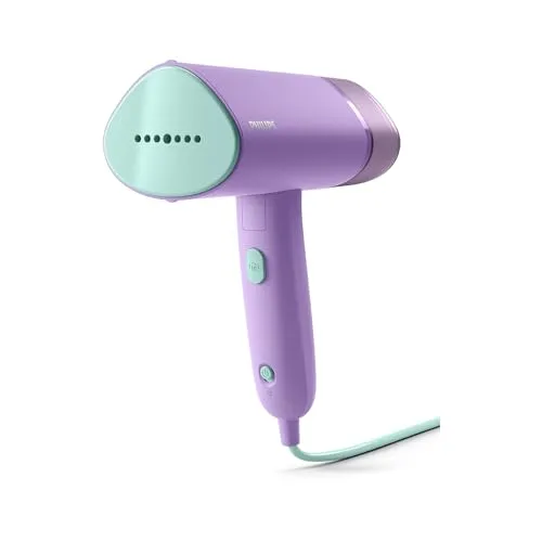 Philips 3000-Serie Tragbarer Dampfglätter - 1000 W - Bügeleisen mit 20 g/min Dampfleistung, ideal für schnelles Glätten ohne Bügelbrett, kompakt und leicht für unterwegs, inklusive 100ml Wassertank.