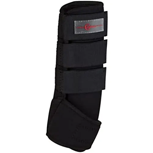 Covalliero Kerbl Fesselkopfgamasche 4er-Set, Schwarz - Reit-Zubehör für Pferdebeine, individuell anpassbar und mit exakter Formgebung für optimalen Fesselschutz. Ideal für alle Disziplinen, sicher befestigt durch Klettverschlüsse.