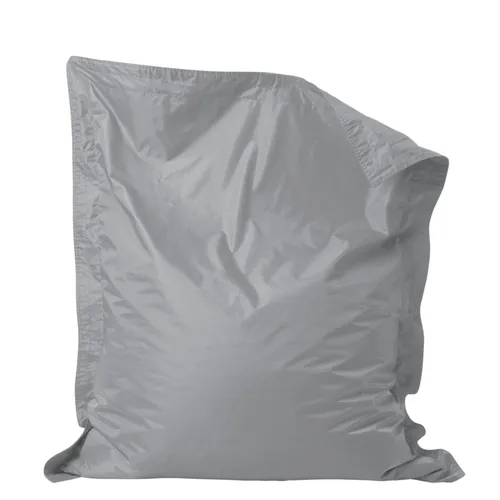 Veeva Sitzsack Riesen Outdoor Sitzsack Kinder, 100x125cm, Made in Germany, Wasserfest, für Kinderzimmer, XXL Sitzsack, hellgrau