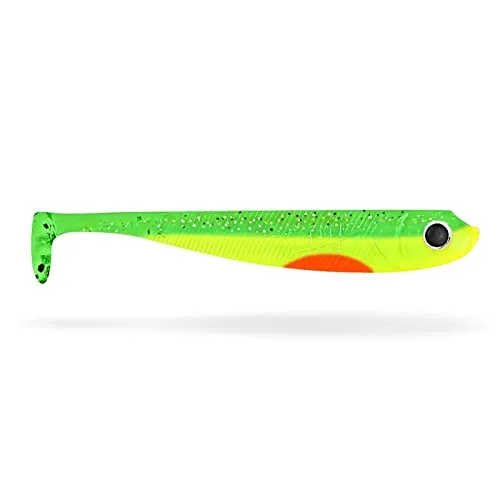 Lieblingsköder Gummifische 6cm - 6 Angelköder, Farbe Lieblingsköder:Green Lemon