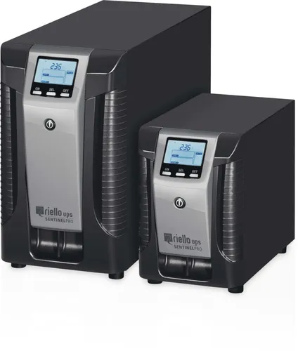 Riello UPS On-Line USV-Anlage SEP 1000 ER-0 - Unterbrechungsfreie Stromversorgung (USV) mit 1000 VA, Netzwerkmanagementfähig und ideal für den Schutz kritischer Systeme vor Stromausfällen.