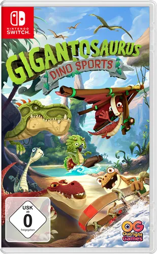 Gigantosaurus: Dino Sports für Nintendo Switch - Spiele für Nintendo Switch mit bis zu 4 Spielern im Splitscreen-Modus! Erlebe aufregende Dino-Spiele in bunter 3D-Animation, inspiriert von der beliebten Serie.