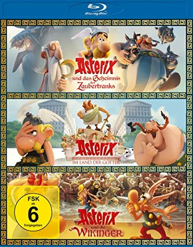Asterix & Obelix - Die neuen Abenteuer (3er-BD-Box) [Blu-ray] - Filme, spannende Abenteuer für die ganze Familie, ideal für Asterix-Fans und Filmabende.