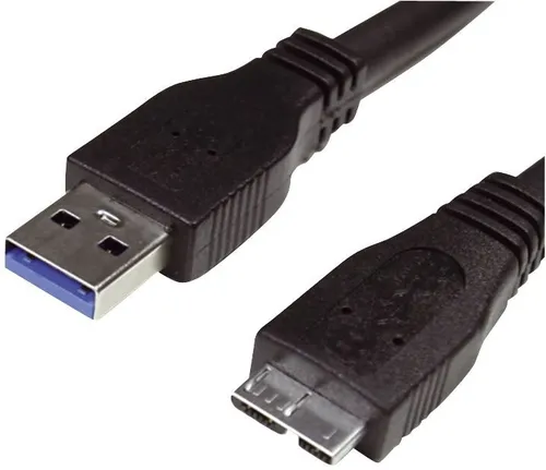 MediaRange Lade- & Datenkabel USB 3.0 auf MicroUSB 3.0 1m sw