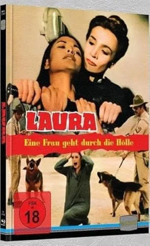 LAURA - EINE FRAU GEHT DURCH DIE HÖLLE Mediabook - Limitierte Edition mit wattiertem Cover, FSK 18, ein fesselnder Mix aus Action, Erotik und Thriller auf Blu-ray.