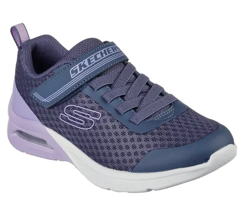 Skechers MICROSPEC MAX EPIC BRIGHTS Laufschuh grau 27,5 EU - Bequemer Laufschuh in Dunkelgrau/Lavendel mit gepolsterter Komfort-Innensohle für angenehmen Tragekomfort. Ideal für aktive Tage!