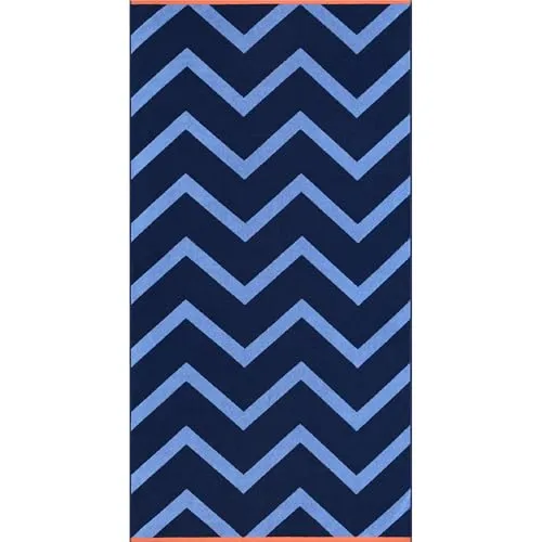 Cawö Home Strandtücher Beach Wave 5579 Velours, 100% Baumwolle (1-St) - Das Cawö Beach Wave Strandtuch vereint hochwertigste Baumwolle mit einem frischen Design. Ideal für Strand, Schwimmbad oder Badesee – für entspannte Sommertage!