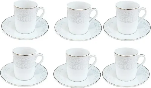 Schäfer Espresso-Service 12-teiliges Kaffeetassen-Set - Elegantes 12-teiliges Espresso-Service mit 80 ml Tassen, ideal für stilvolle Kaffeepausen. Hochwertige Verarbeitung sorgt für ein komfortables Trinkerlebnis, perfekt für den Alltag und besondere Anlässe.