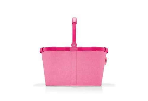 Reisenthel Carrybag Frame Twist Pink - Leichter Einkaufskorb mit Innentasche und stabilem Aluminiumrahmen, ideal für Shopping und Picknick