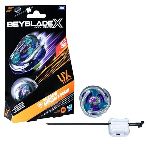 Beyblade X Shadow Shinobi Schwert - Actionfiguren: Entfessle deinen inneren Ninja mit dem leichten und wendigen Shadow Shinobi Schwert – perfekt für fantasievolles Outdoor-Spiel und aufregende Abenteuer!