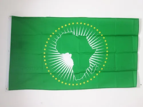 FLAGGE AFRIKANISCHE UNION 150x90cm - AFRIKA FAHNE  90 x 150 cm - flaggen AZ FLAG