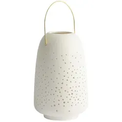 Kerzenhalter Uyuni Lighting, Weiß, für Wohnzimmer, Keramik - 24