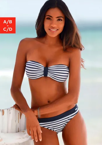 Venice Beach Bandeau-Bikini-Top Summer - Neckholder-Bikini mit herausnehmbaren Softcups und abnehmbaren Trägern, ideal für einen stylishen Strandlook.