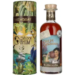 La Maison du Rhum Paraguay 2007/2020 Batch N° 3 - 0,7l in stilvoller Tinbox - Limitierte Rum-Auswahl mit 45% Vol., 13 Jahre gereift. Fruchtige und würzige Aromen, ideal als Geschenk oder für Verkostungen.