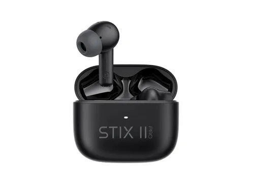 Veho STIX II Pro True Wireless Earphones in-ear ANC - Platinum Black Edition
