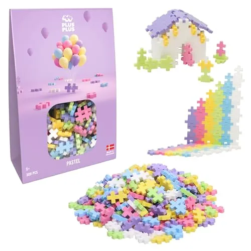 Geniales Konstruktionsspielzeug, Open Play Pastell, Bausteine-Set, 300 Teile